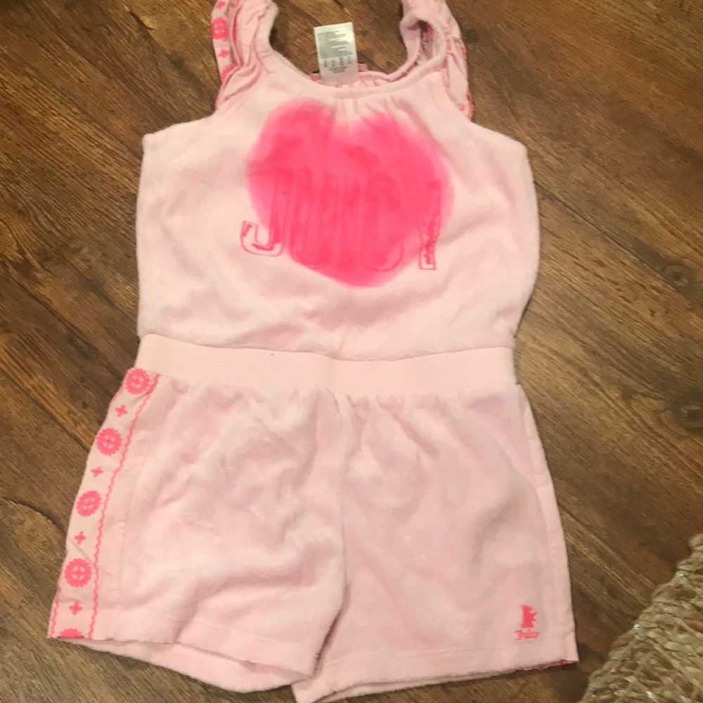 Juicy terry cloth romper